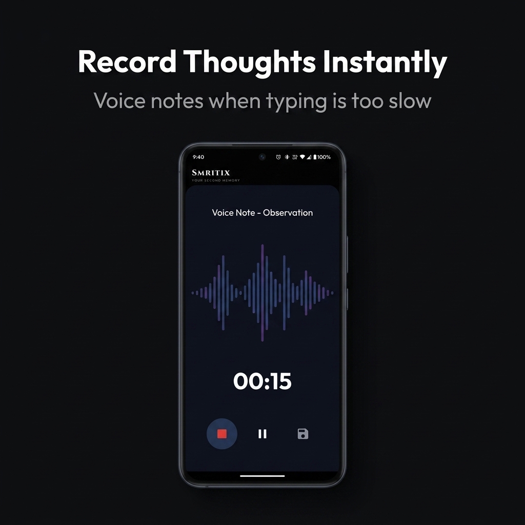 Voice Waveform Recorder Screen